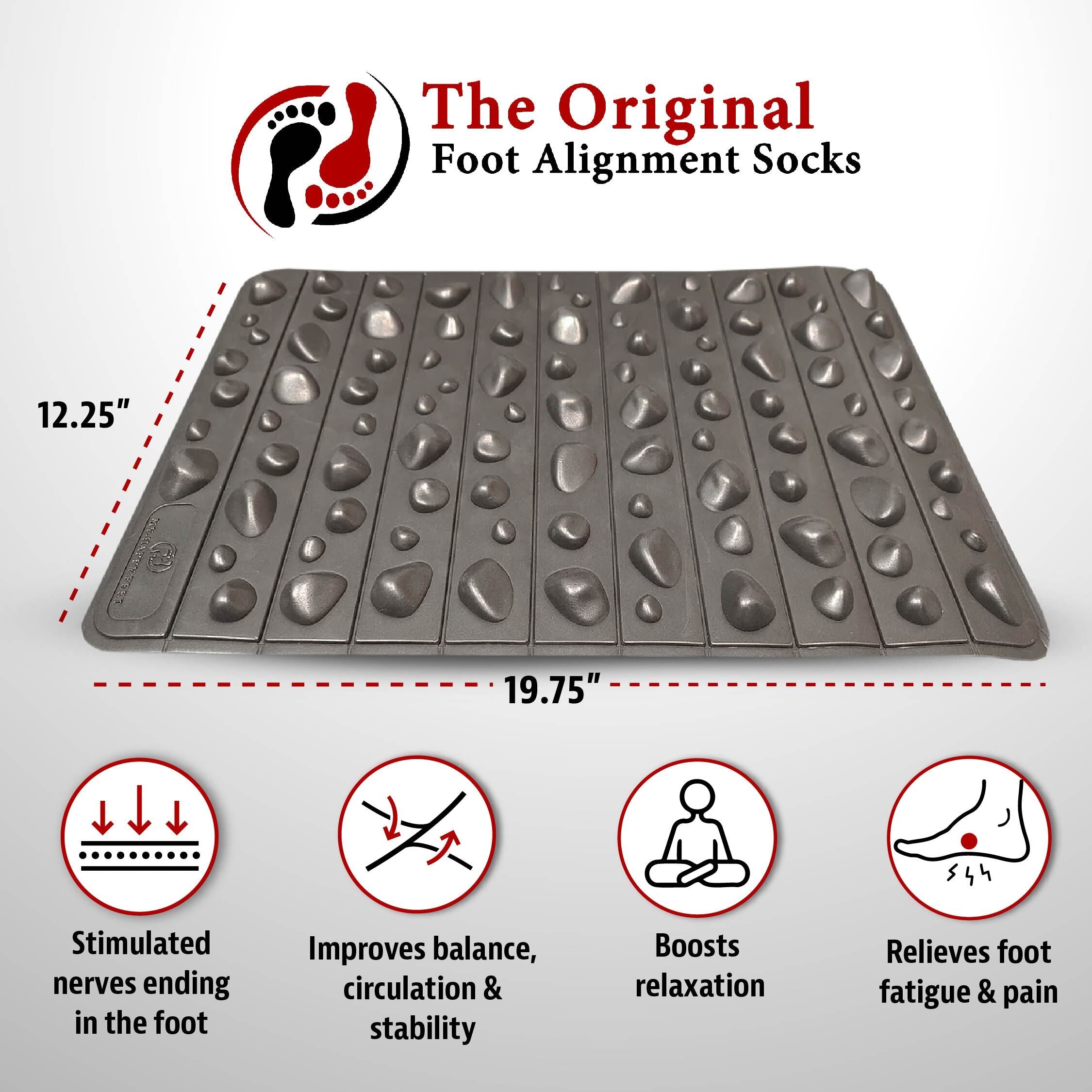 Rock Mat for Feet | Pebble Stone Massage Mats | My-Happy Feet - The ...