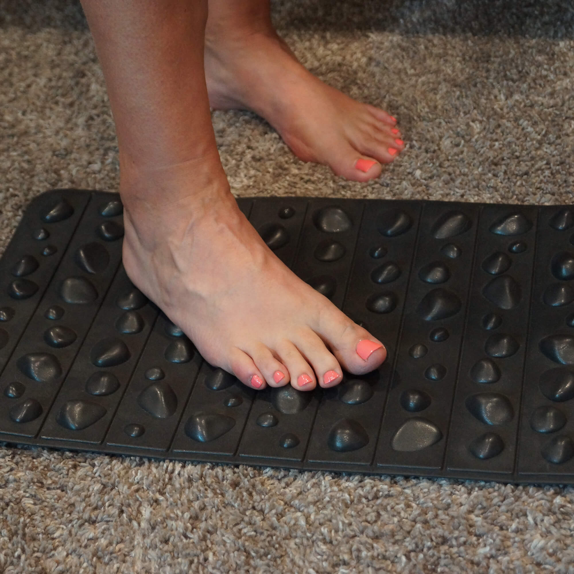 Foot Rock Mat | Pebble Reflexology Mat for Feet | My-Happy Feet - The ...
