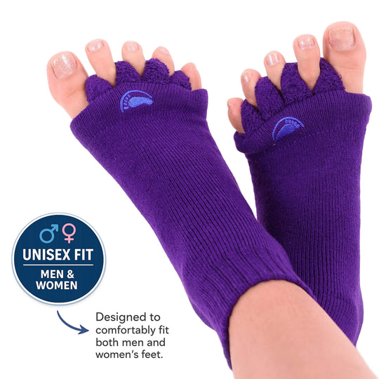 Purple Foot Alignment Socks