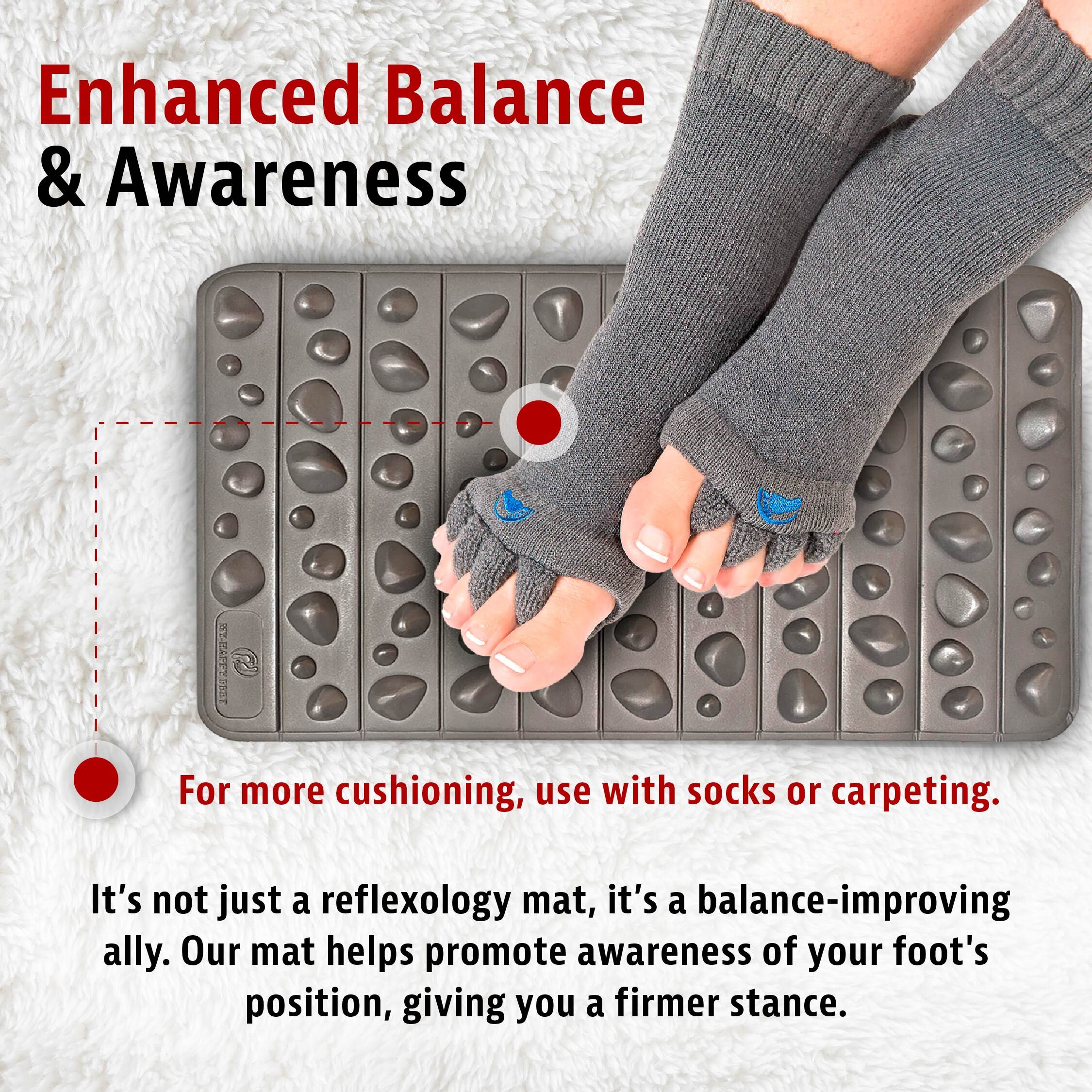 Rock Mat for Feet | Pebble Stone Massage Mats | My-Happy Feet - The ...