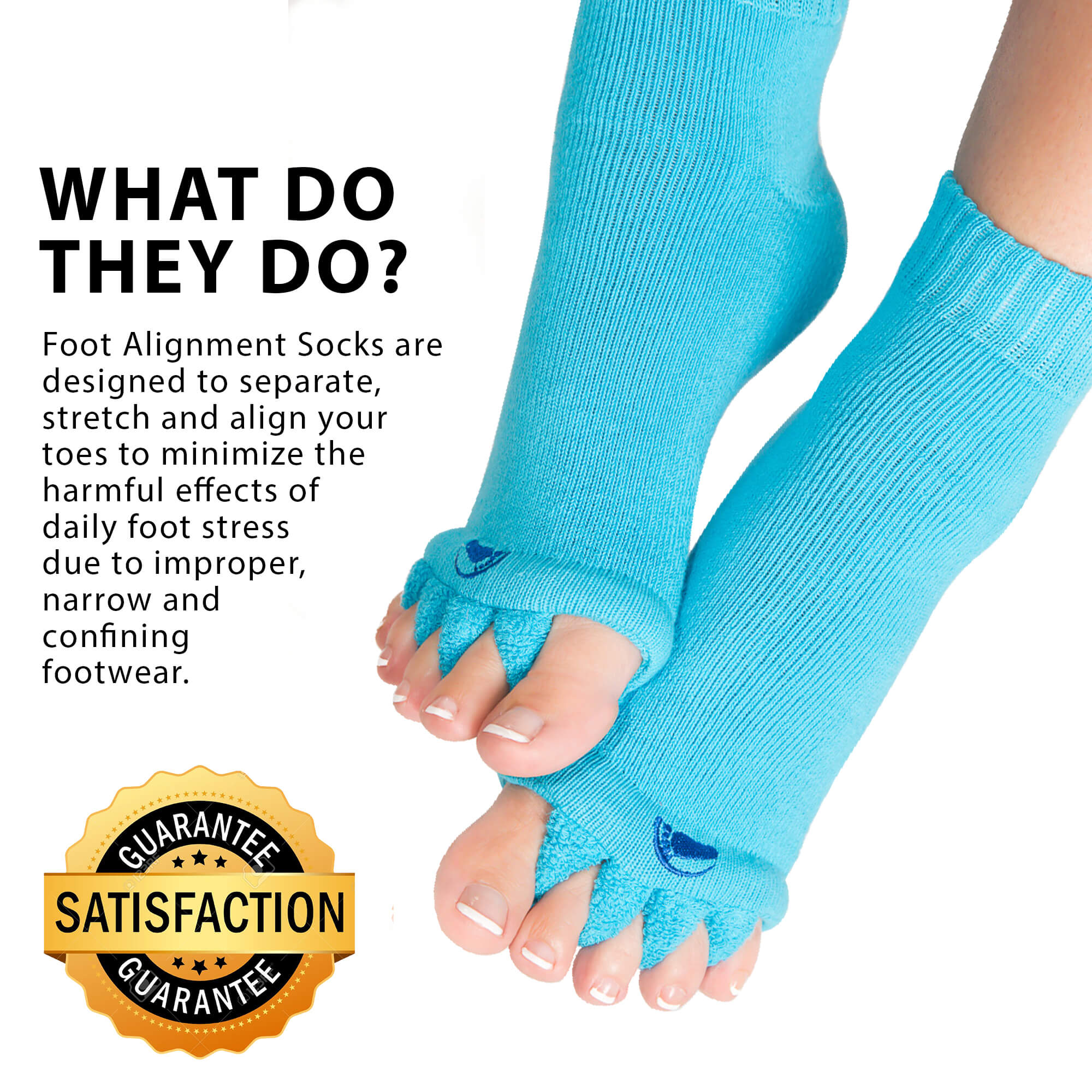 Navy Gripper Foot Alignment Socks