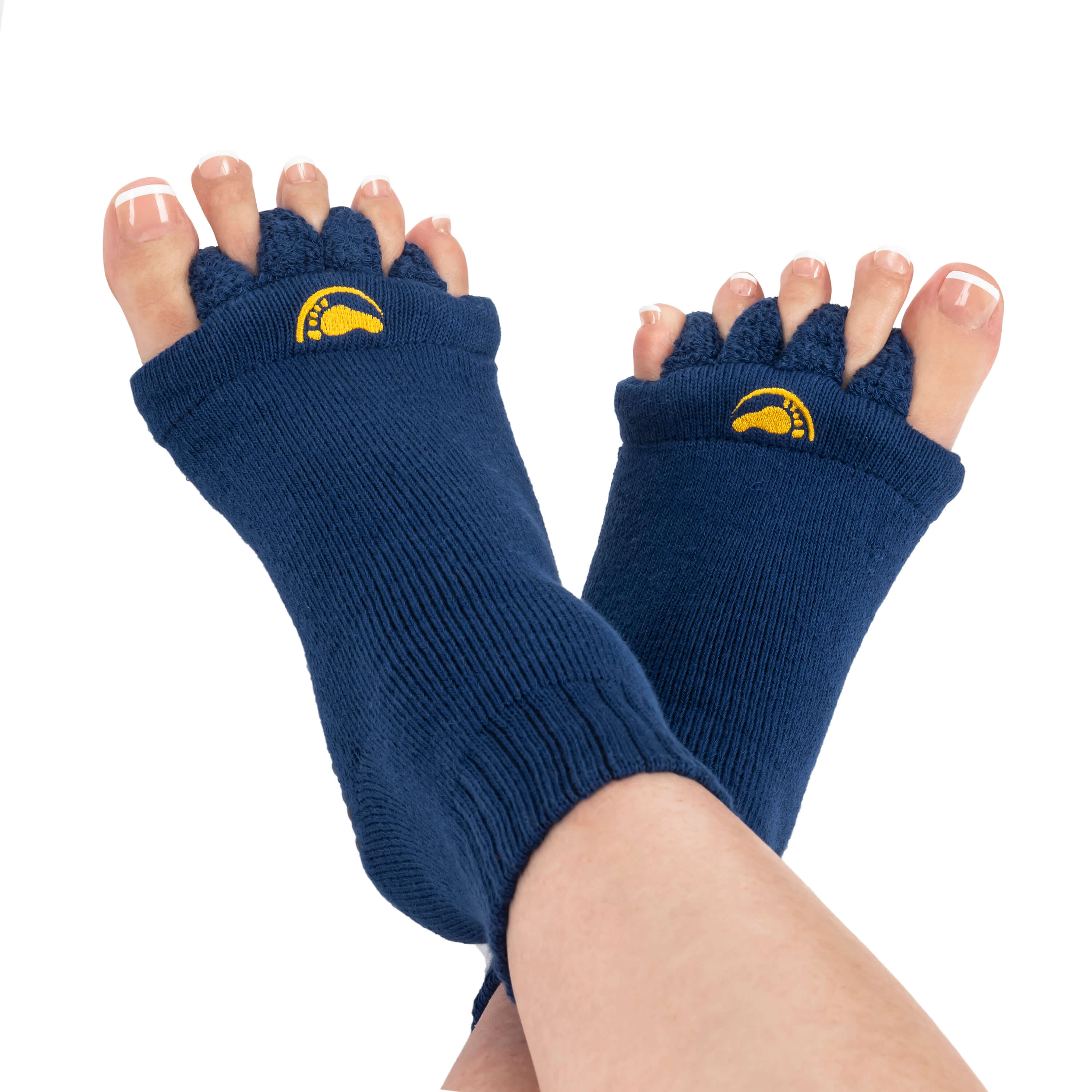 Navy Gripper Foot Alignment Socks