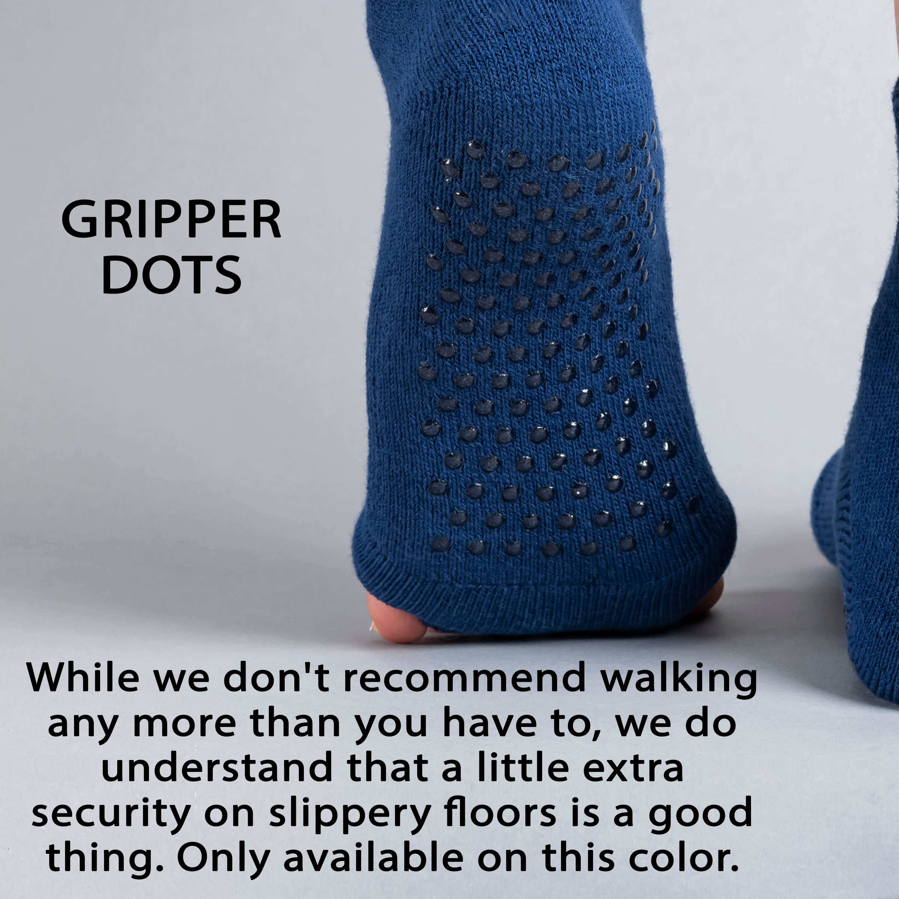 Navy Gripper Foot Alignment Socks