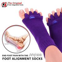 Purple Foot Alignment Socks