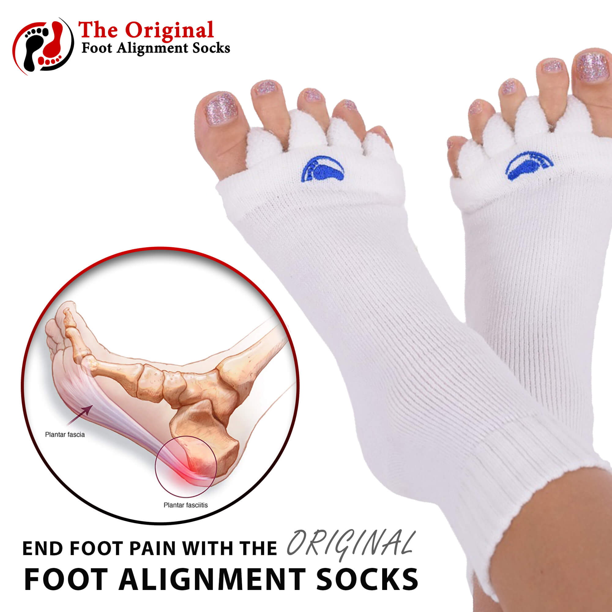 Off White Foot Alignment Socks